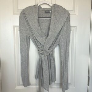 Majamas Tie Cardigan with hood